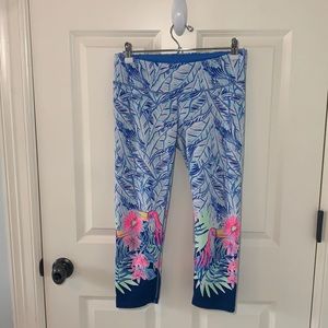 Lilly Pulitzer Capri Printed Leggings (size: M)